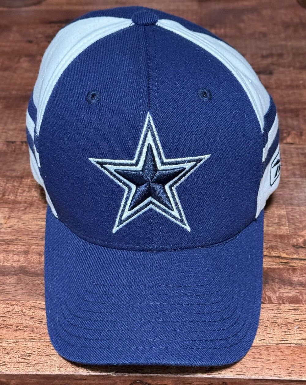 Vintage Dallas Cowboys Reebok Flex Fitted Hat Cap Embroidered